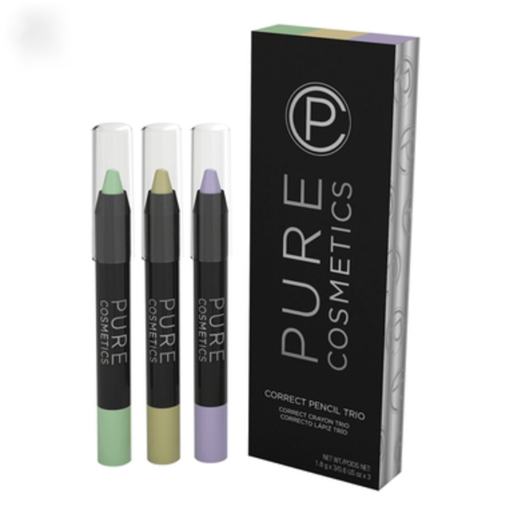 Pure Cosmetics color correcting pencil trio.